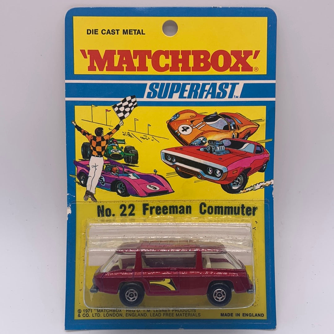 Vintage Matchbox Superfast - 1971 Lesney - No. 22 Freeman Commuter
