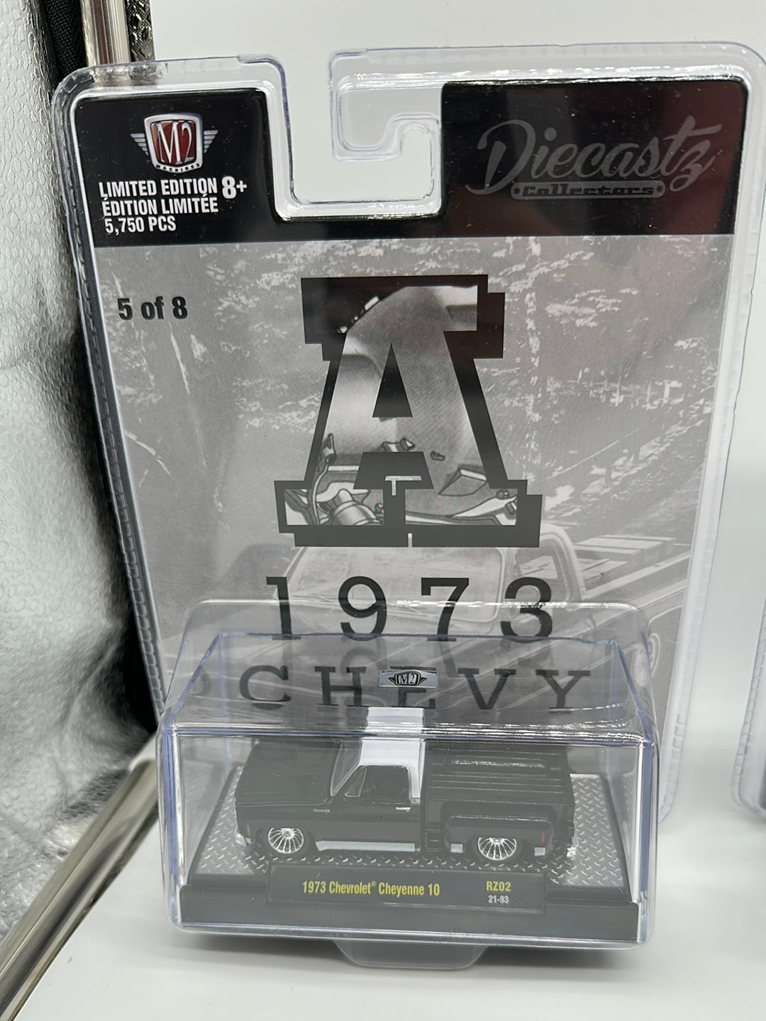 M2 Machines Carded Acrylic - DiecastZ Riverside Show Exclusive Series RZ02 - Complete Set of 8 Various Colors & Model Chevrolet Cheyenne 10