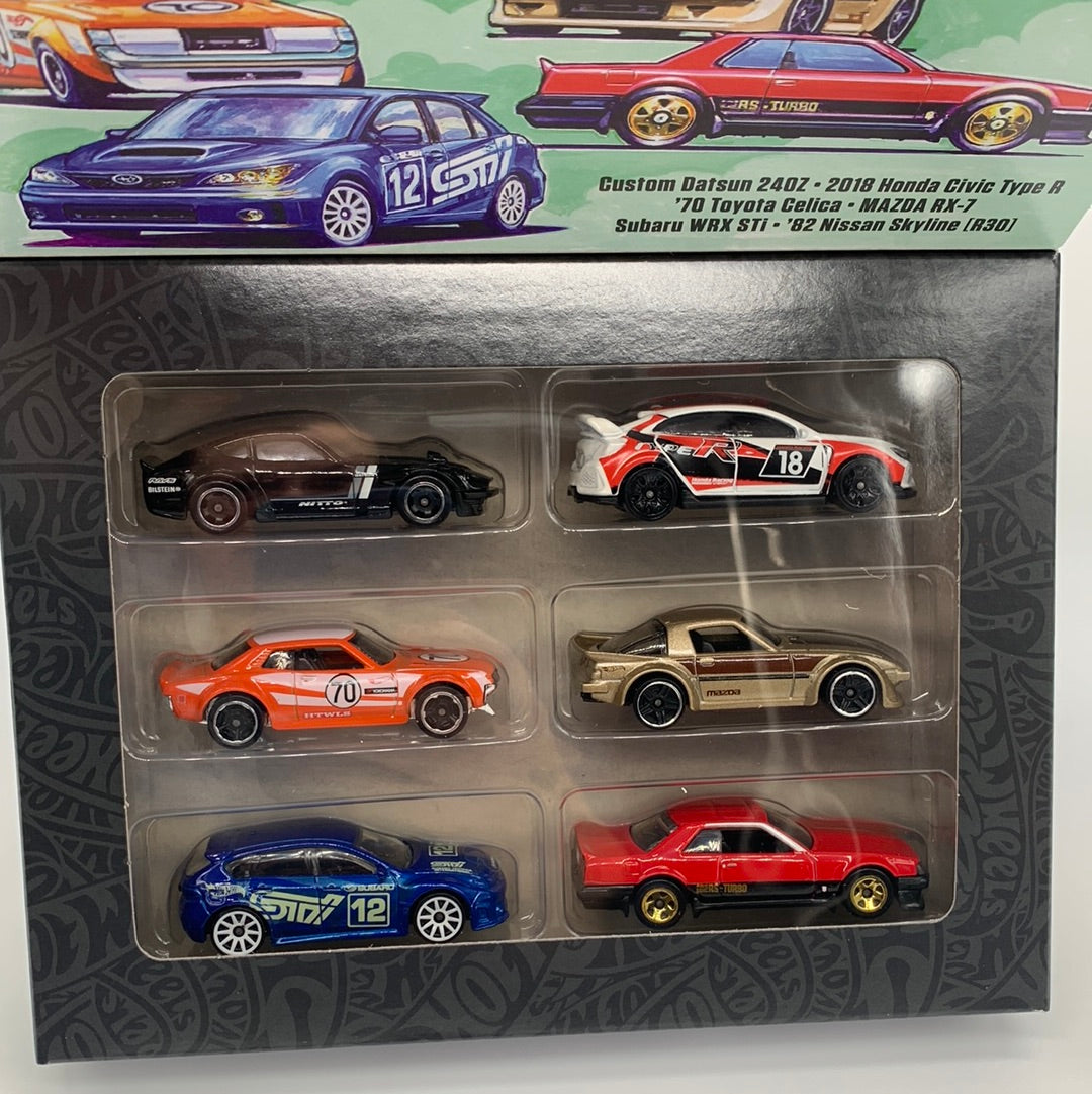 Hot Wheels - 2023 Hot Wheels Import JDM Boxed Set Pack of 6