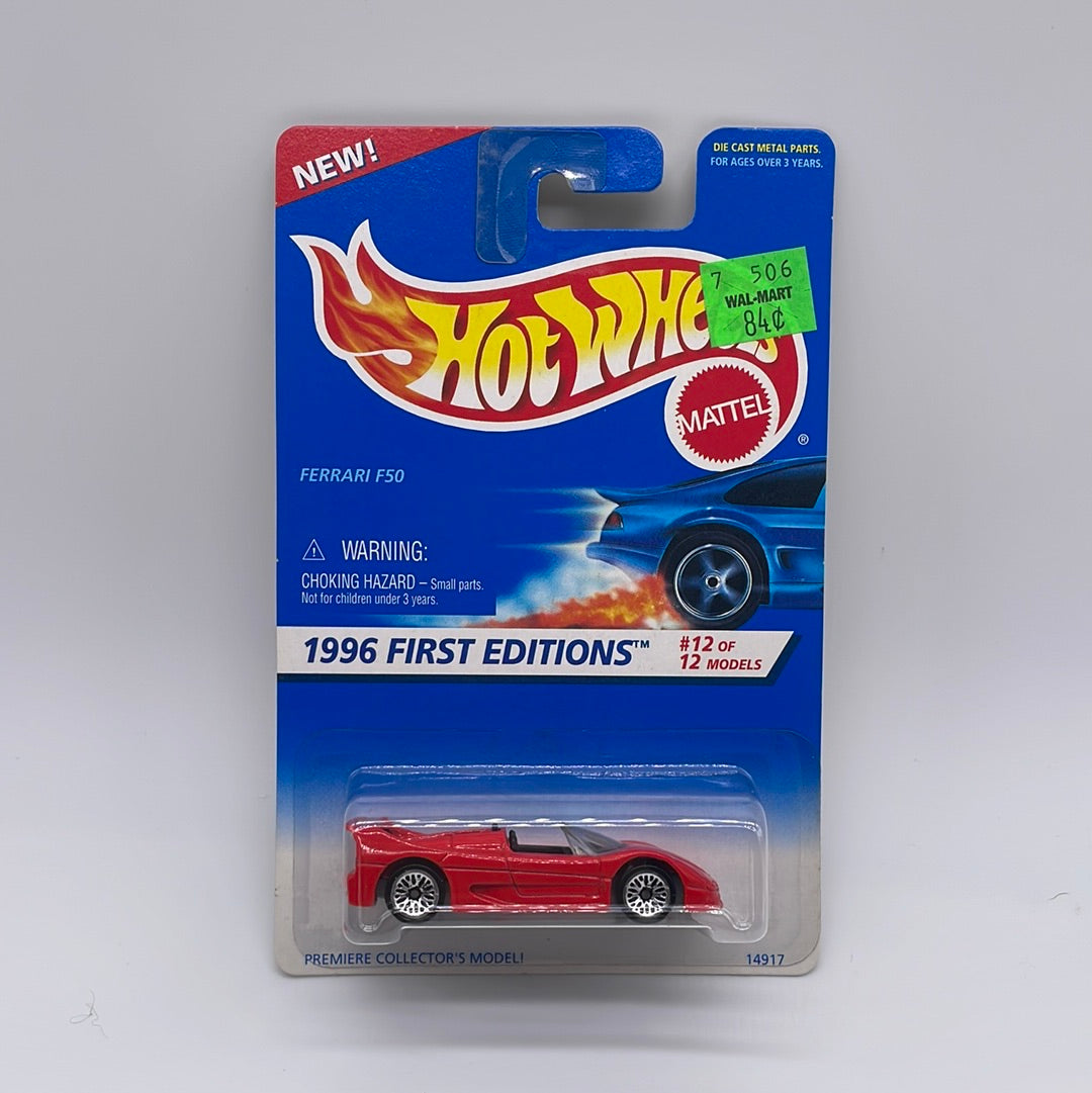 Hot Wheels Mainline - 1996 First Editions - Ferrari F50 Red