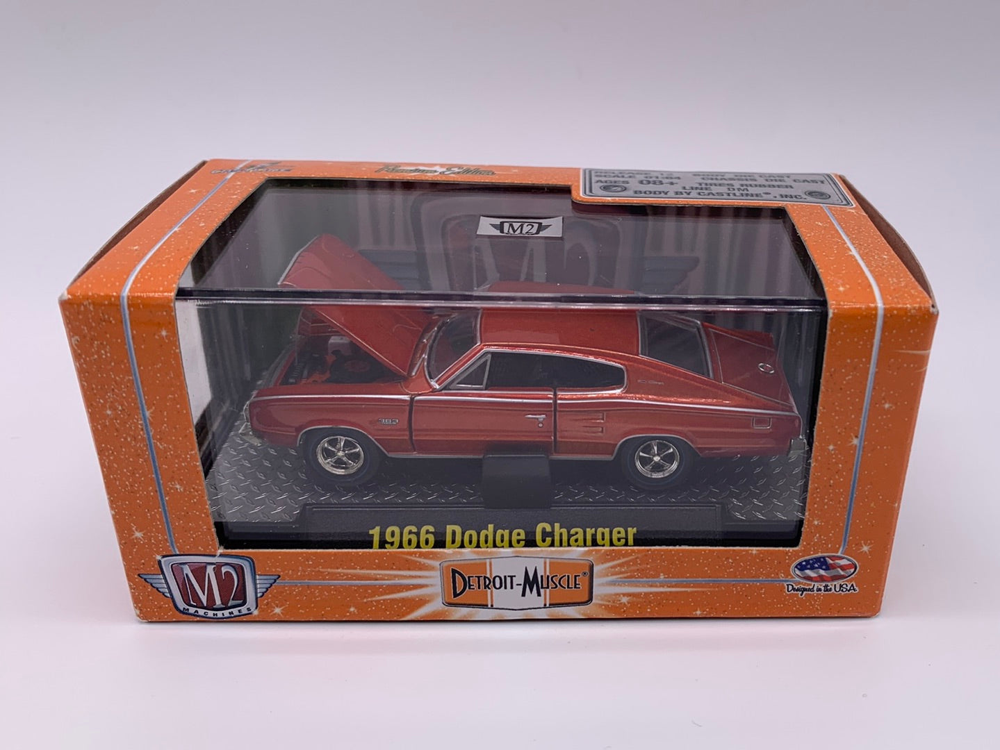 M2 Machines Acrylic Boxed Car - Detroit Muscle Series - 1966 Dodge Charger