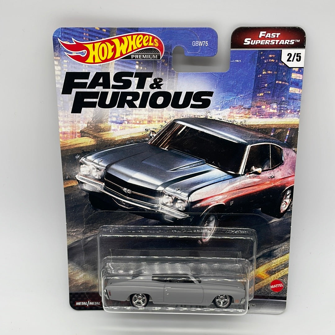 Hot Wheels Premium - Fast & Furious - Fast Superstars Series #2/5 - ‘70 Chevrolet Chevelle SS