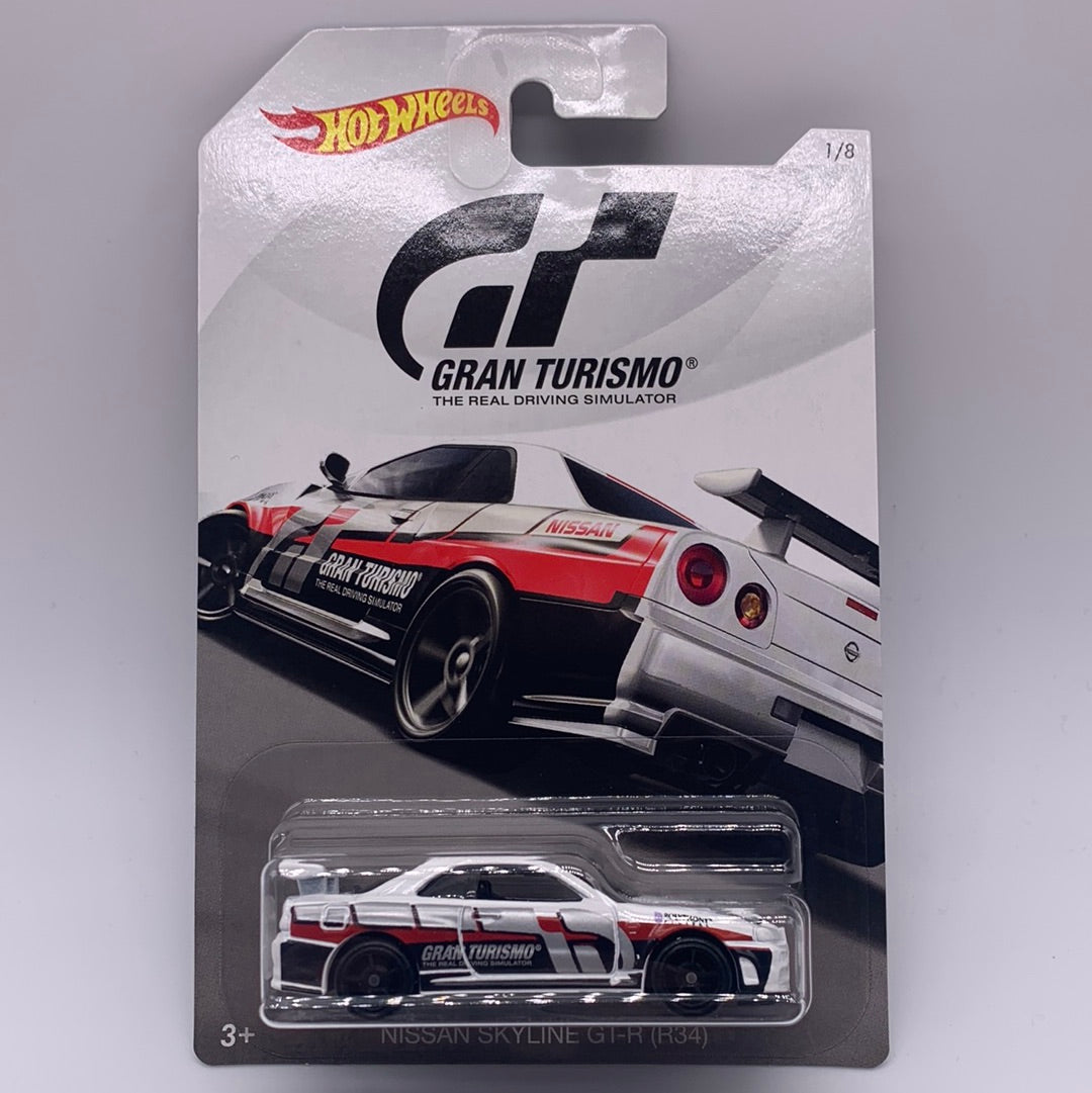 Hot Wheels Kroger Exclusive - 2018 Gran Turismo Series #1/8 - Nissan Skyline GT-R (R34)