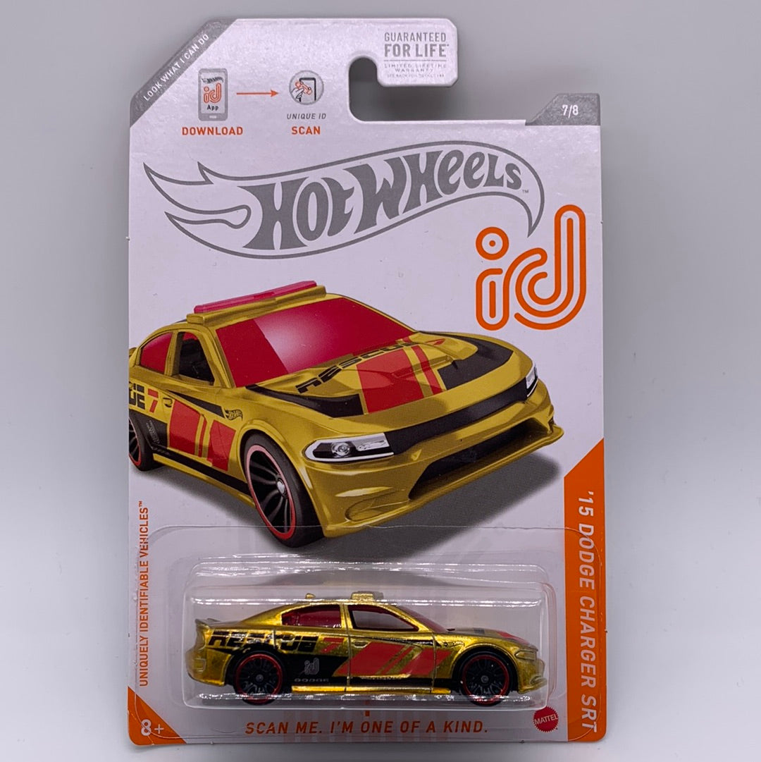 Hot Wheels 2021 Chase Series Carded ID Car - N Case - ‘15 Dodge Charger SRT