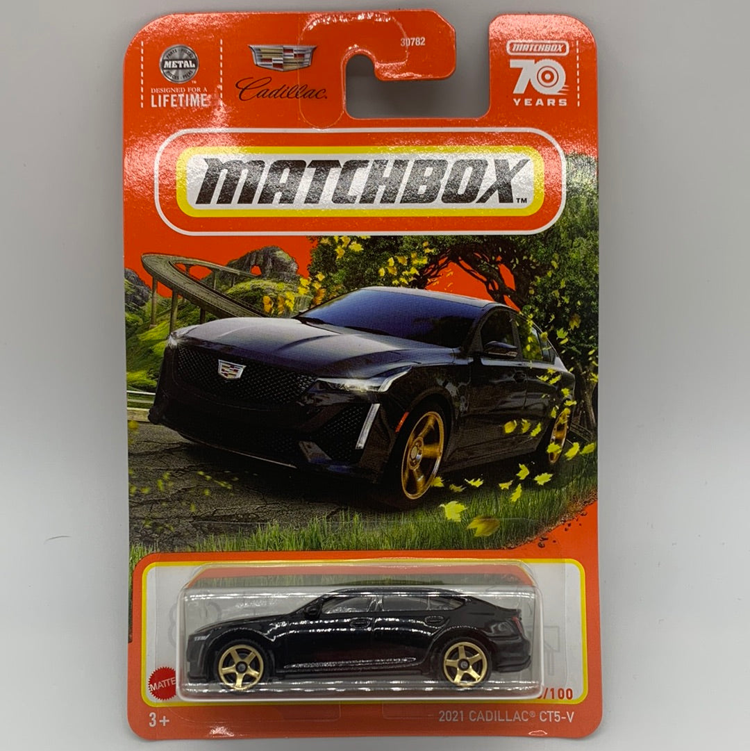 Matchbox Mainline - 70 Years #30/100 - 2021 Cadillac CT5-V - Black