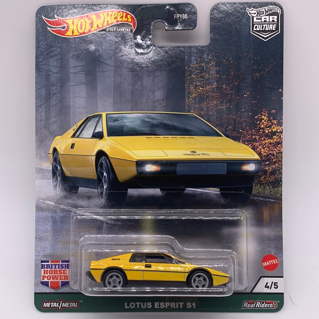 Hot Wheels Car Culture Premium - British Horsepower Series Single - #4/5 - Lotus Esprit S1