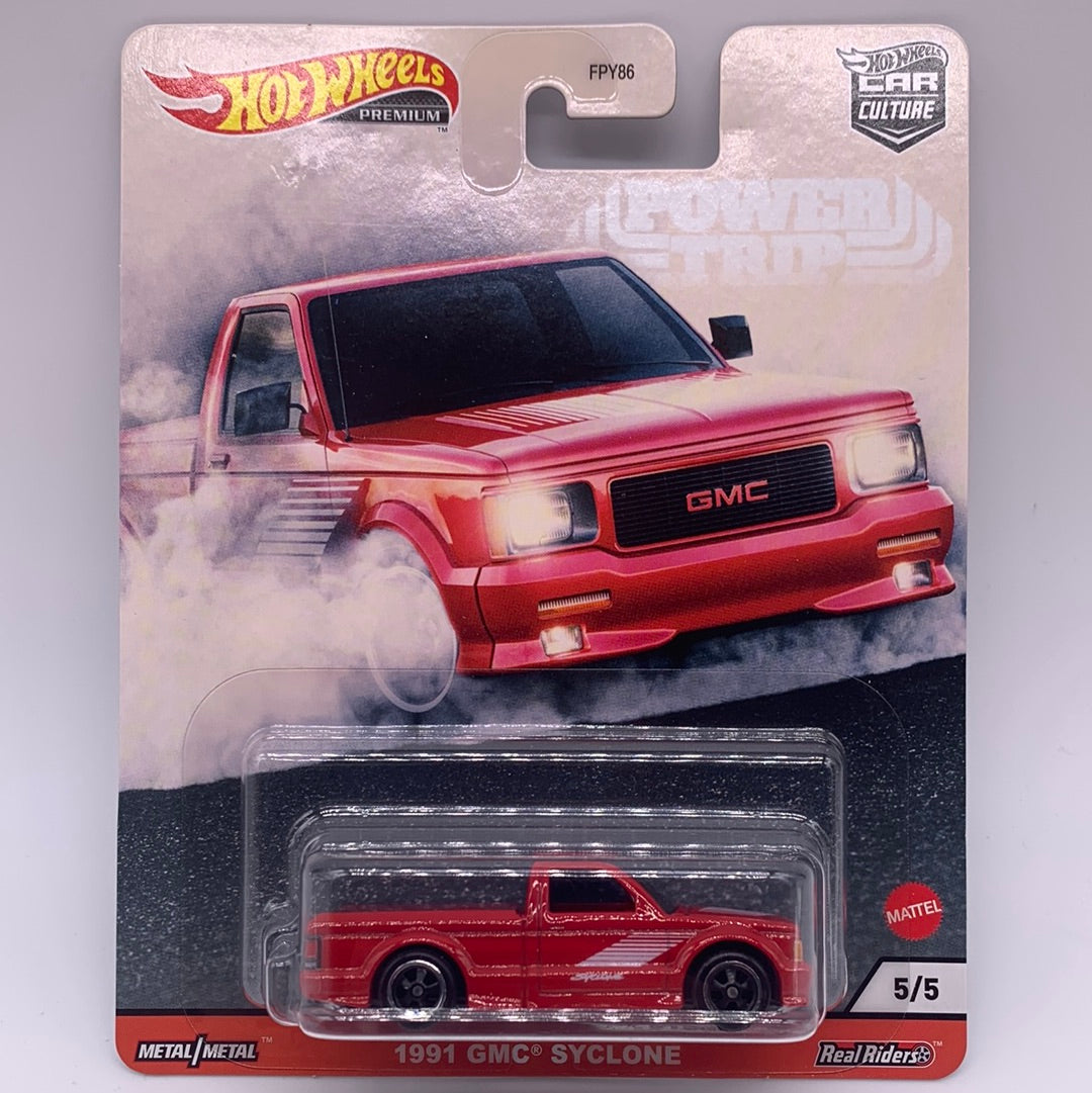 Hot Wheels Car Culture Premium - Power Trip Series Single - #5/5 - 1991 GMC Syclone