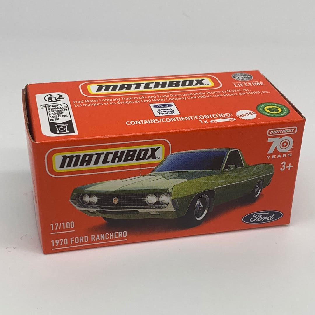 Matchbox Power Grabs - 70 Years #17/100 - 1970 Ford Ranchero