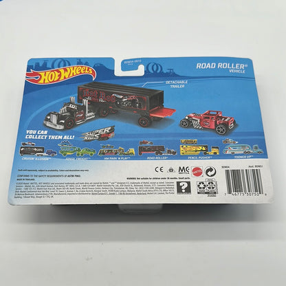 Hot Wheels Super Rigs - 2020 Road Roller w/ Red Bone Shaker