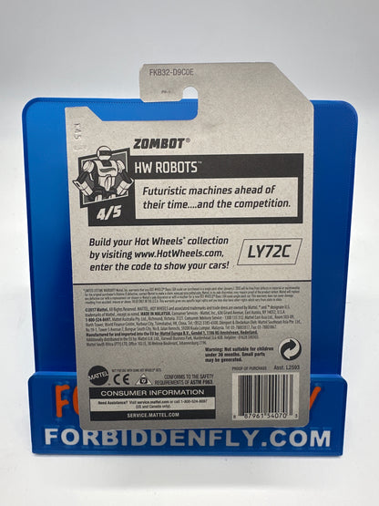 Hot Wheels Regular Treasure Hunt - Factory Stickered 2018 E Case - Zombot