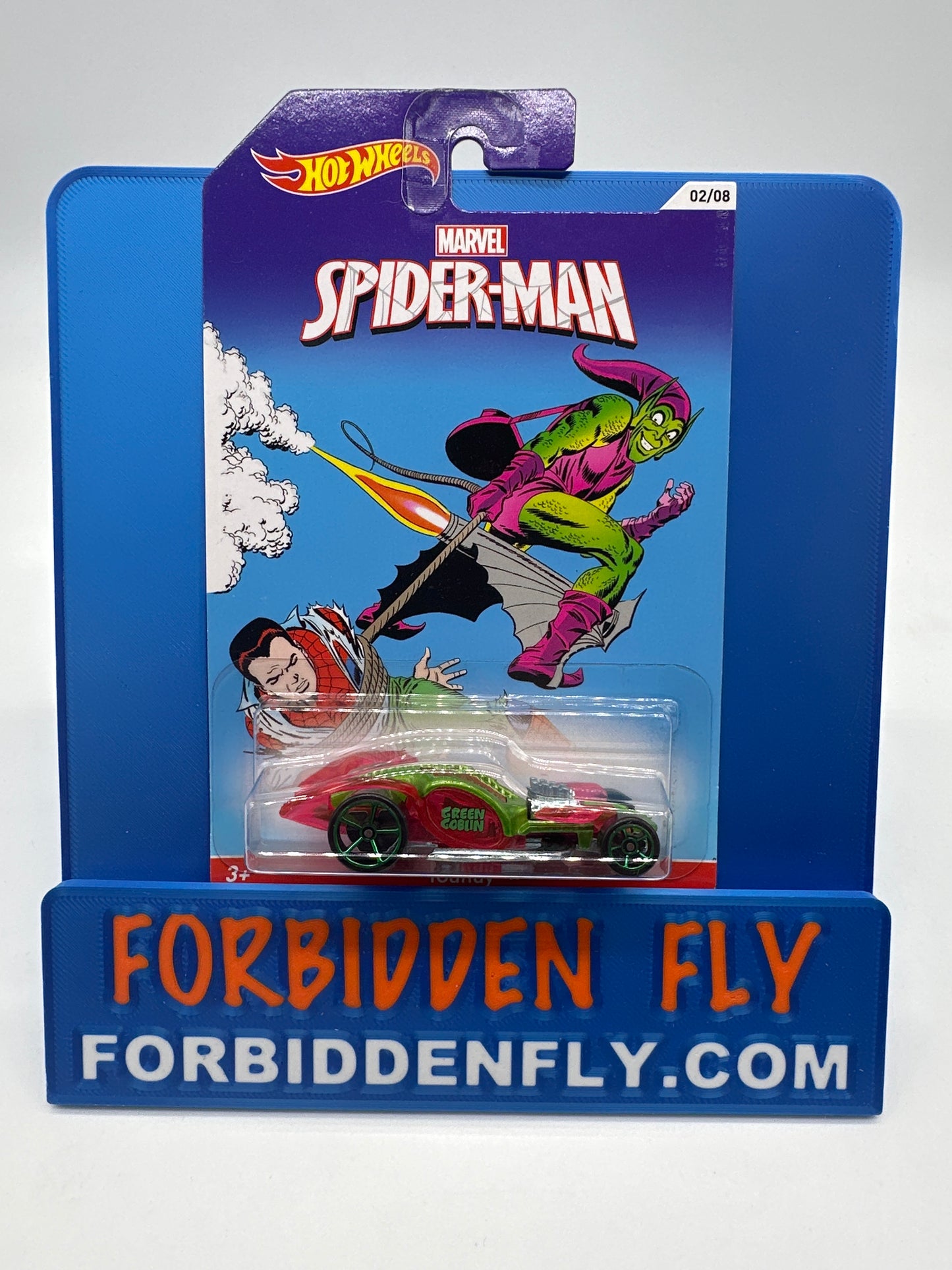 Hot Wheels - 2013 Wal Mart Exclusive Marvel Spider-Man Series - Complete Set of 8