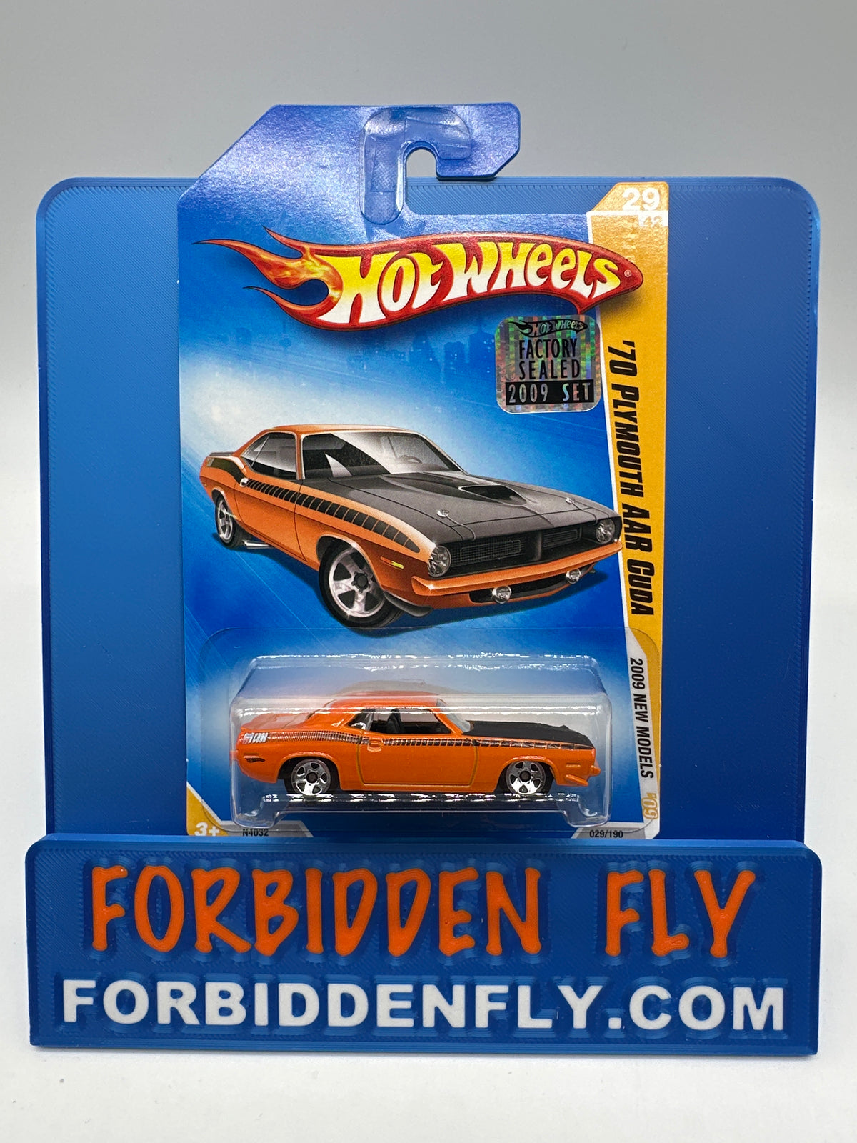 Hot Wheels Mainline - 2009 Factory Stickered - 2009 New Models Series - ‘70 Plymouth AAR Cuda - Lot Of 3