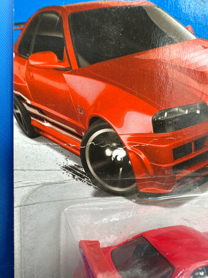 Hot Wheels Mainline - 2013 HW Showroom - Nissan Skyline GT-R (R34) - Red