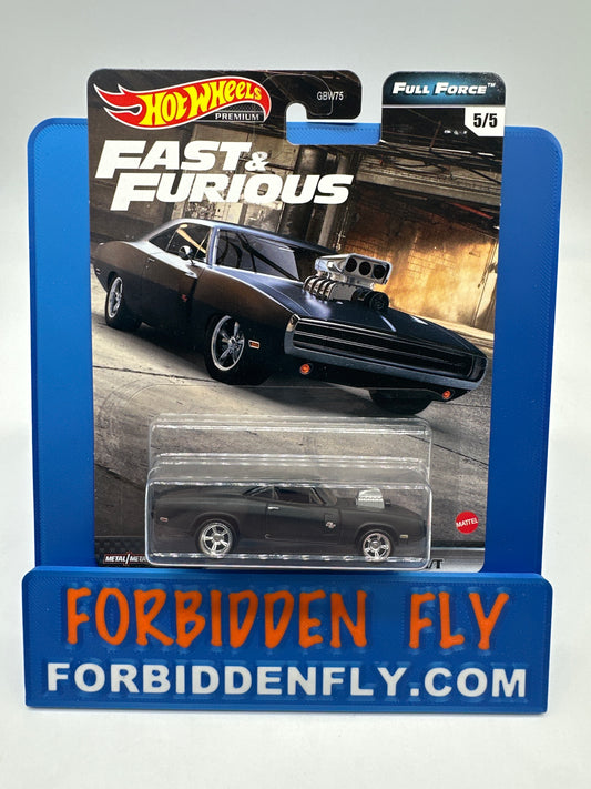 Hot Wheels Premium - Fast & Furious - Full Force Series #5/5 - ‘70 Dodge Charger R/T (Black)