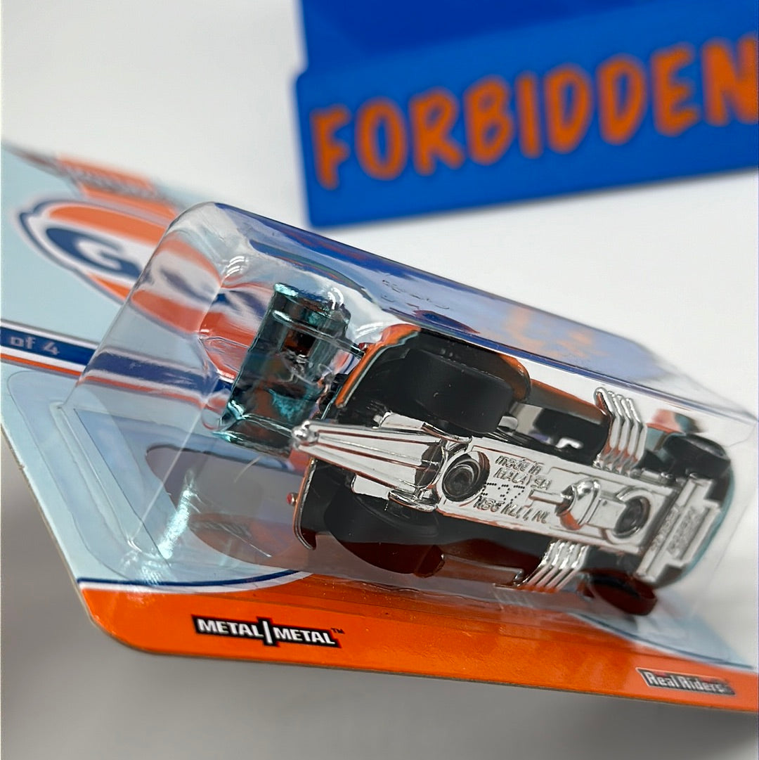 Hot Wheels RLC Red Line Club - 2013 Release - Gulf Volkswagen Drag Beetle