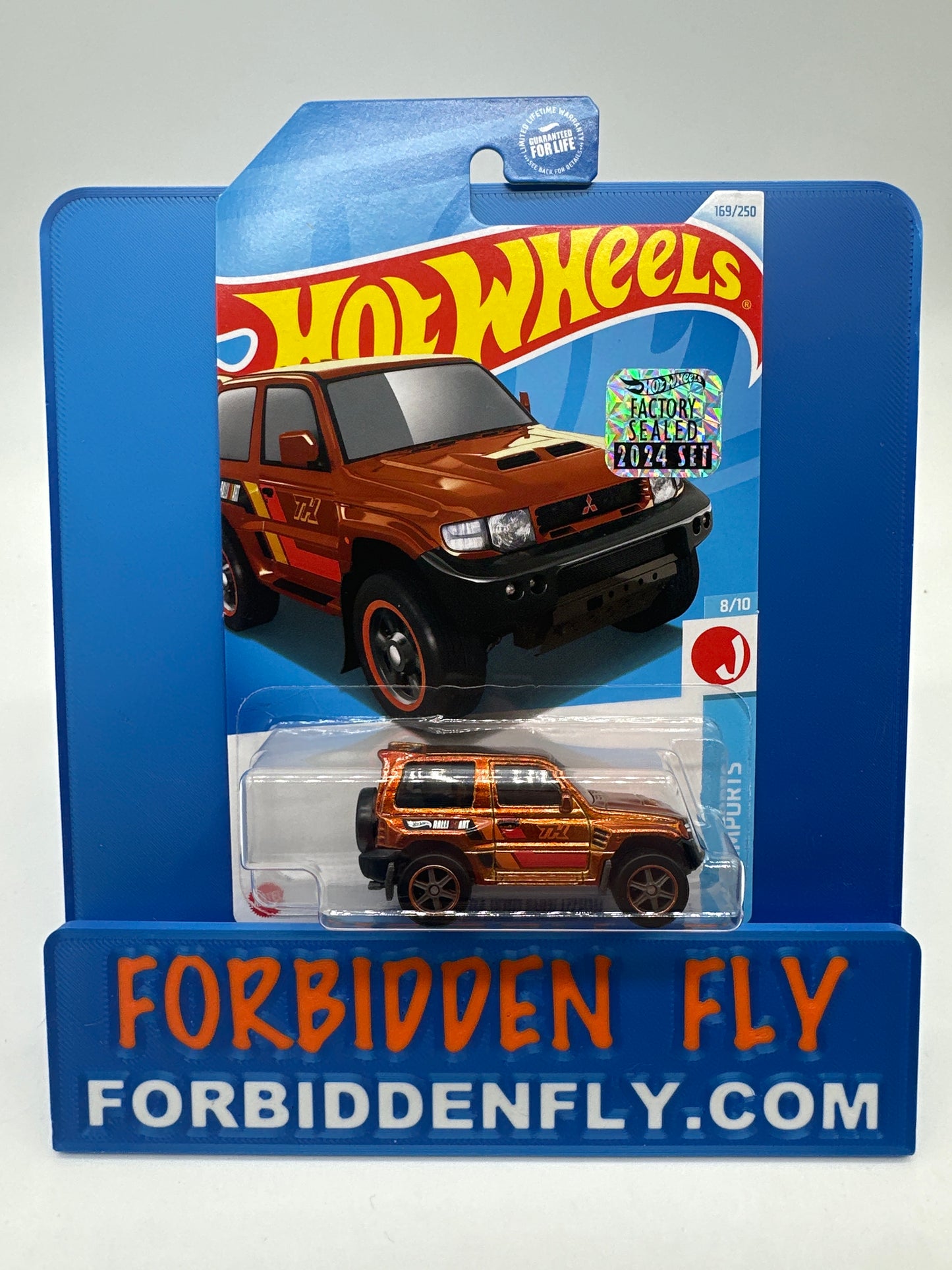 Hot Wheels 2024 J Case Super Treasure Hunt - Factory Stickered - Mitsubishi Pajero Evolution