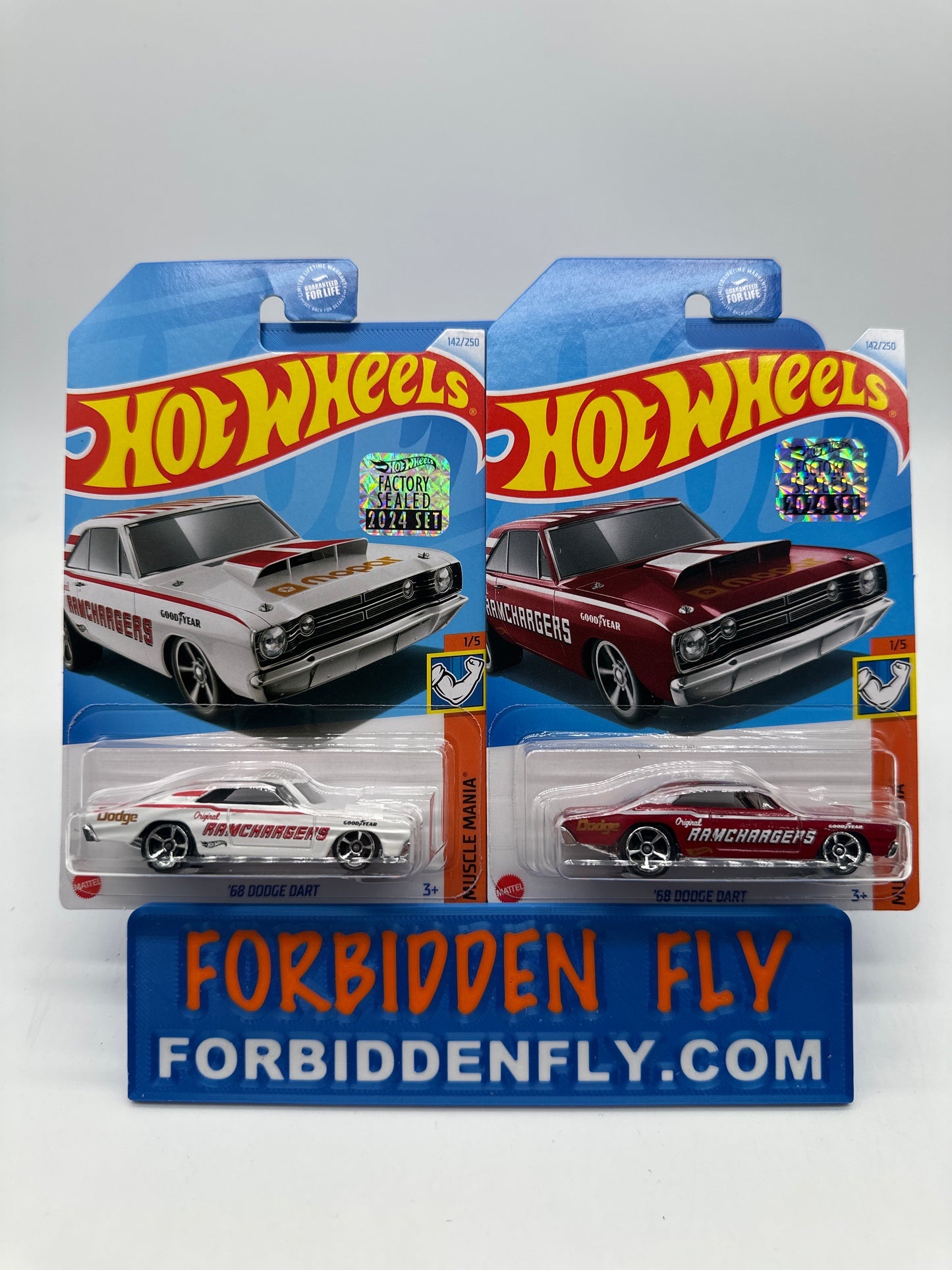 Hot Wheels Mainline - Factory Stickered 2024 - ‘68 Dodge Dart - Lot Of 2