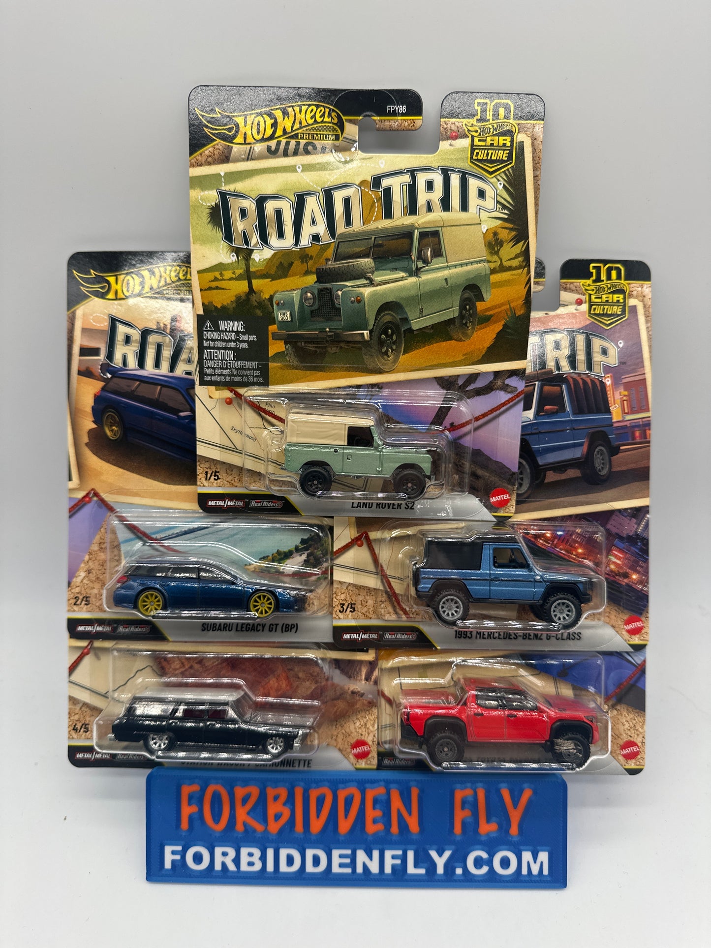 Hot Wheels Car Culture 2026 - Road Trip Premium Set of 5