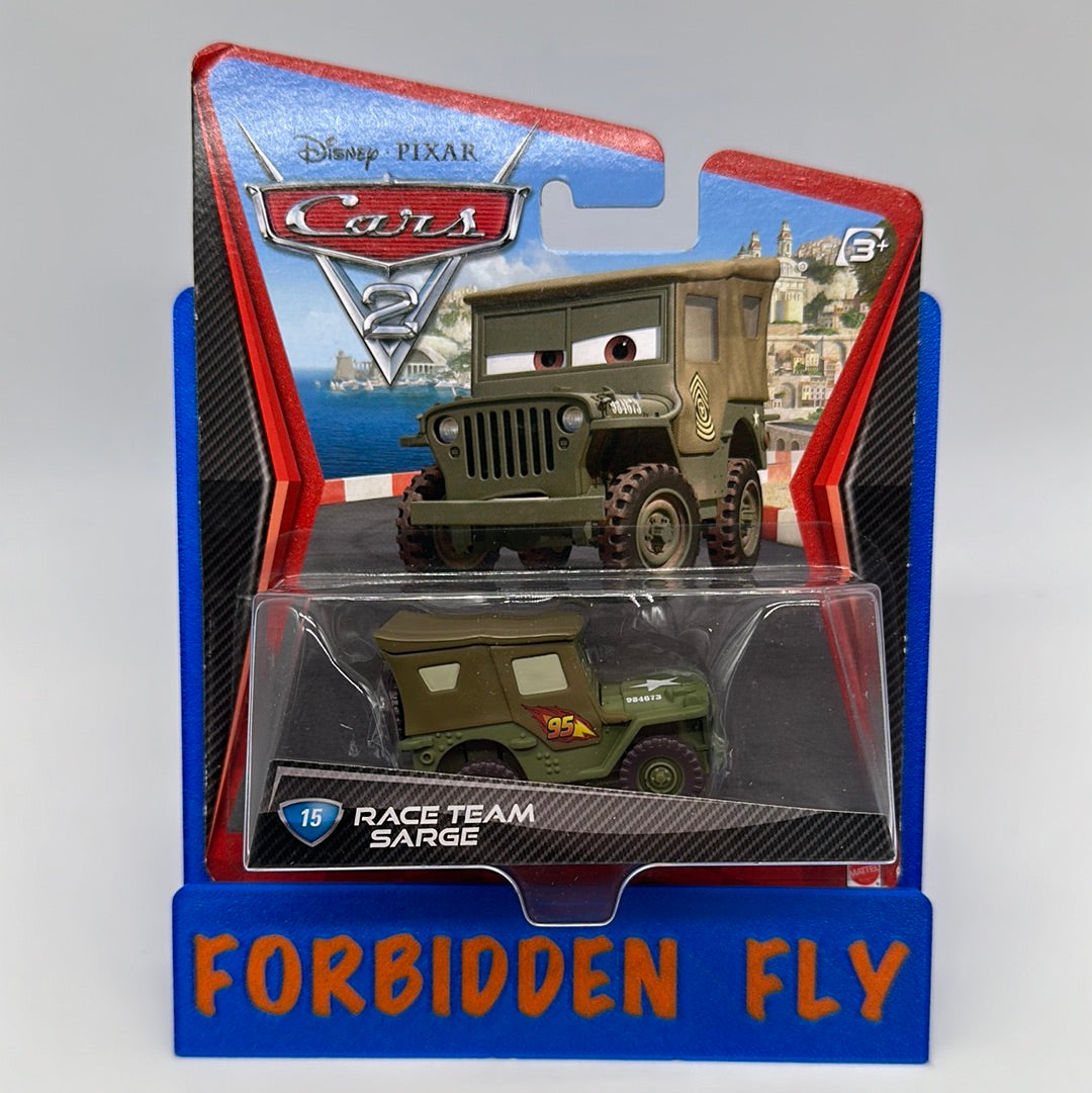 Disney Pixar Cars Movie - Cars 2 - Race Team Sarge