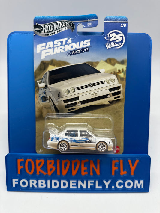 Hot Wheels 2026 Silver Series - Walmart Exclusive - Fast & Furious Race-Off Series - #3/5 Volkswagen Jetta MK3