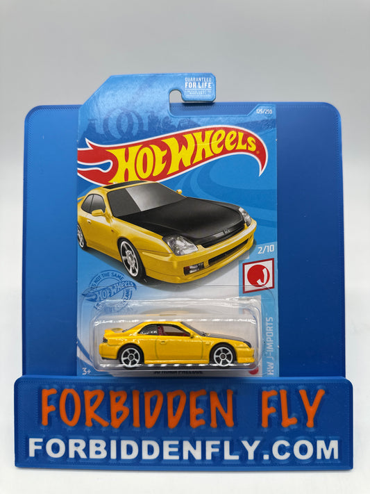Hot Wheels Mainline - 2021 J-Imports Series - ‘98 Honda Prelude - Yellow