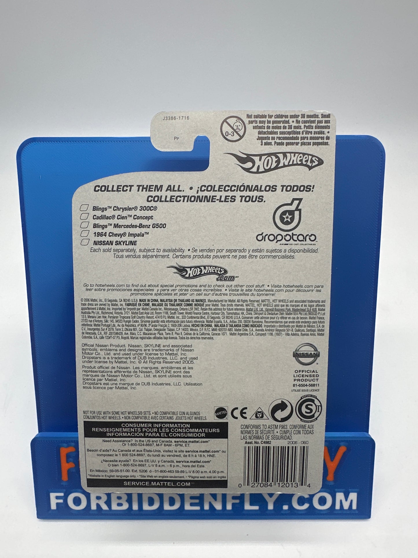 Hot Wheels Mainline - 2006 Dropstars Series - Nissan Skyline - Silver