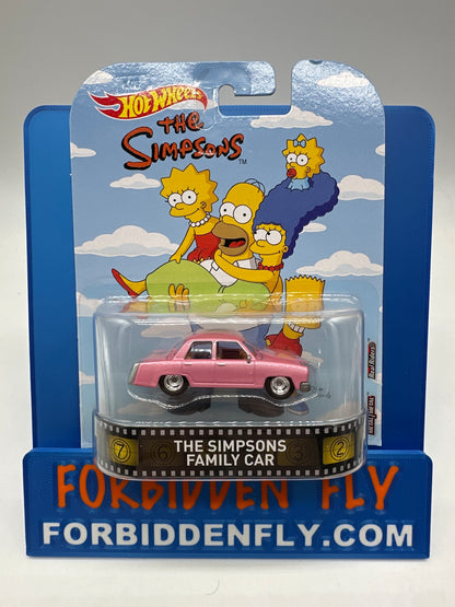 Hot Wheels 2018 Retro Entertainment Premium Single - The Simpsons - The Simpsons Family Car (Movie Reel Packaging)