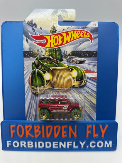Hot Wheels - Wal Mart Exclusive 2019 Holiday Hot Rods Series - Complete Set of 6