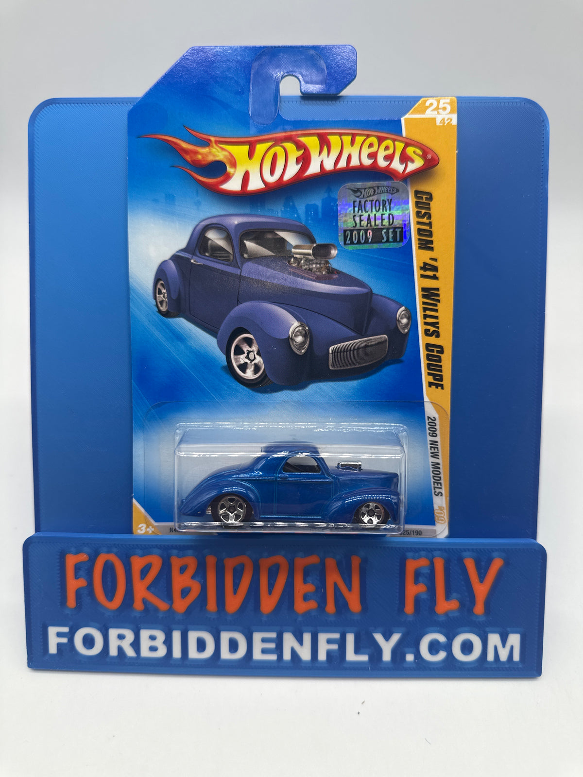 Hot Wheels Mainline - 2009 Factory Stickered - 2009 New Model Series - Custom ‘41 Willys Coupe - Lot Of 2