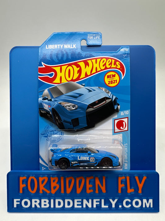 Hot Wheels Mainline - 2021 HW J Imports Series - LB-Silhouette Works GT Nissan 35GT-RR Ver.2 - Blue