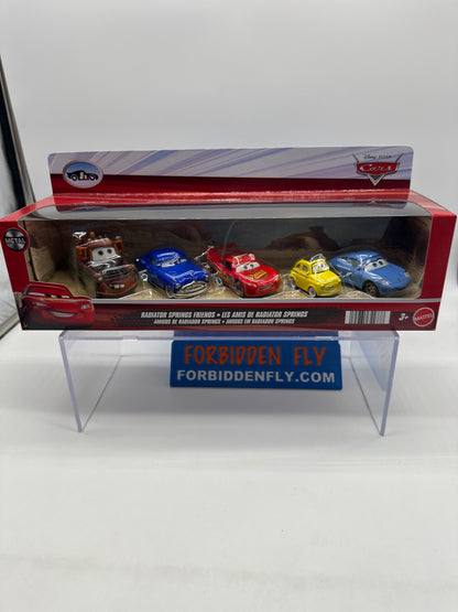 Disney Pixar Cars Movie - Metal Logo - Radiator Springs Friends 5 Car Multipack Set