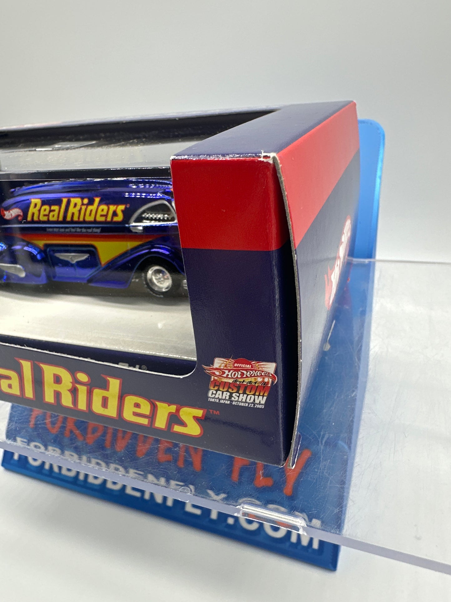 Hot Wheels Collectors - 2005 Custom Car Show Japan Convention Exclusive - Real Riders Blue Rocket Oil