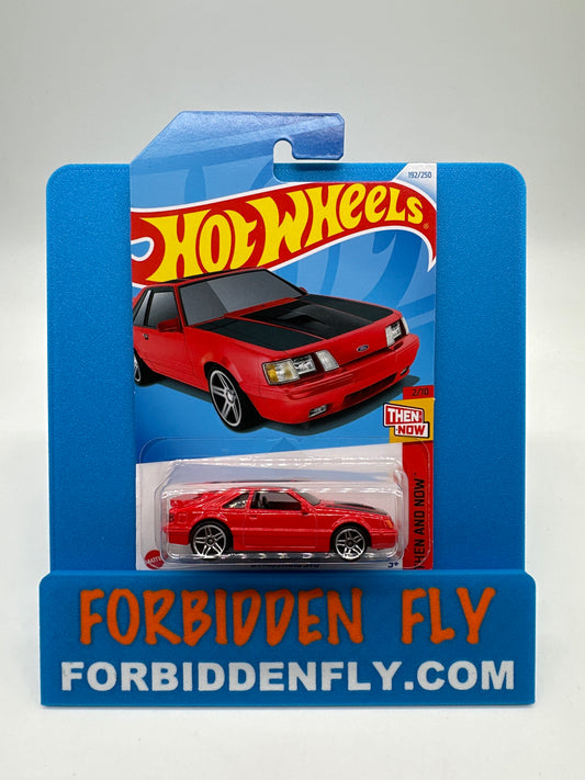 Hot Wheels 2024 K Case - International Card -‘84 Mustang SVO - Red