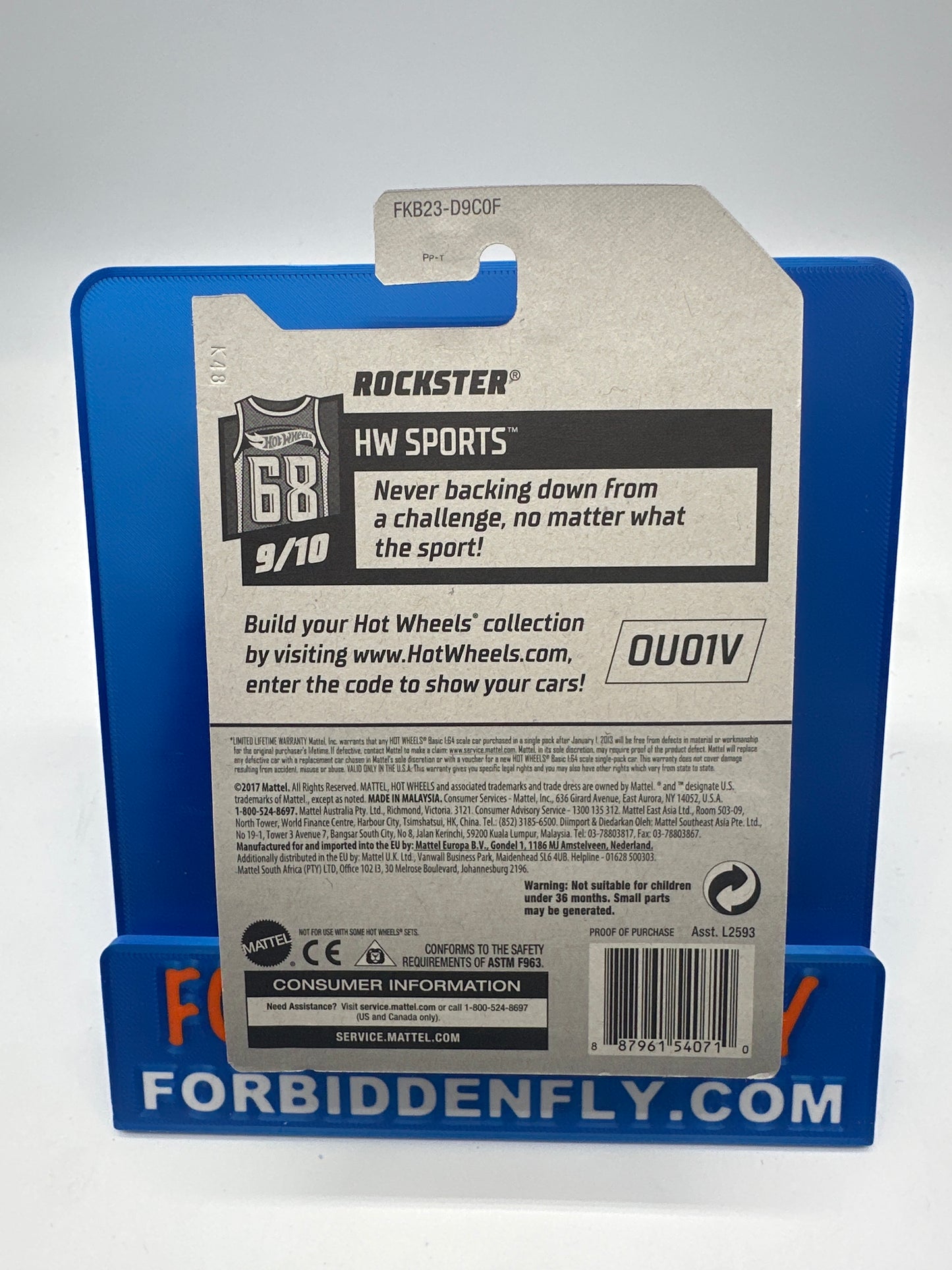 Hot Wheels Regular Treasure Hunt - Factory Stickered 2018 F Case - Rockster