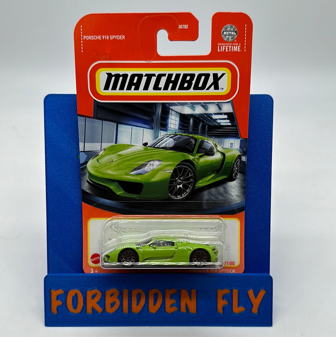 Matchbox - 2024 Mainline #45/100 - Porsche 918 Spyder - Green ...