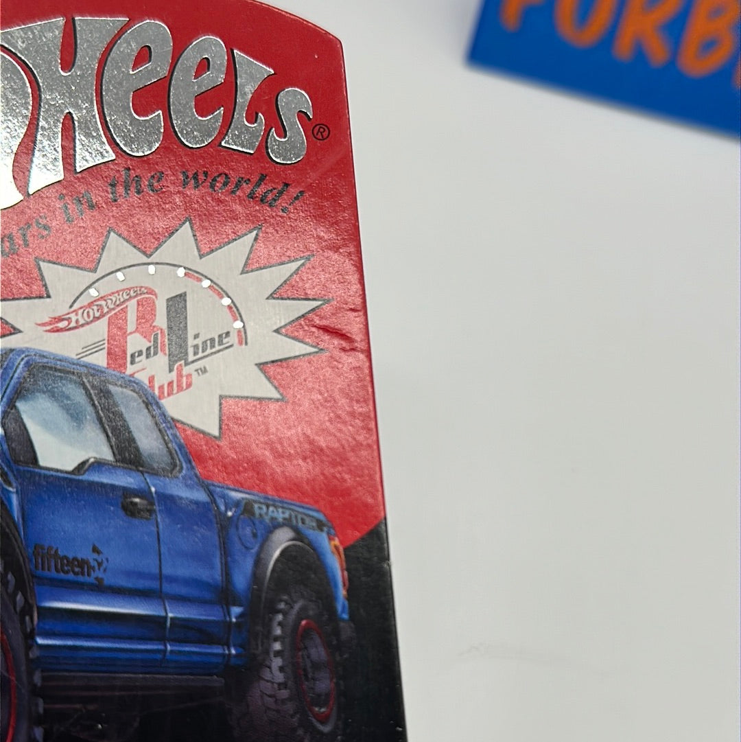 Hot Wheels RLC Red Line Club - 2018 Release - Blue ‘17 Ford F-150 Raptor