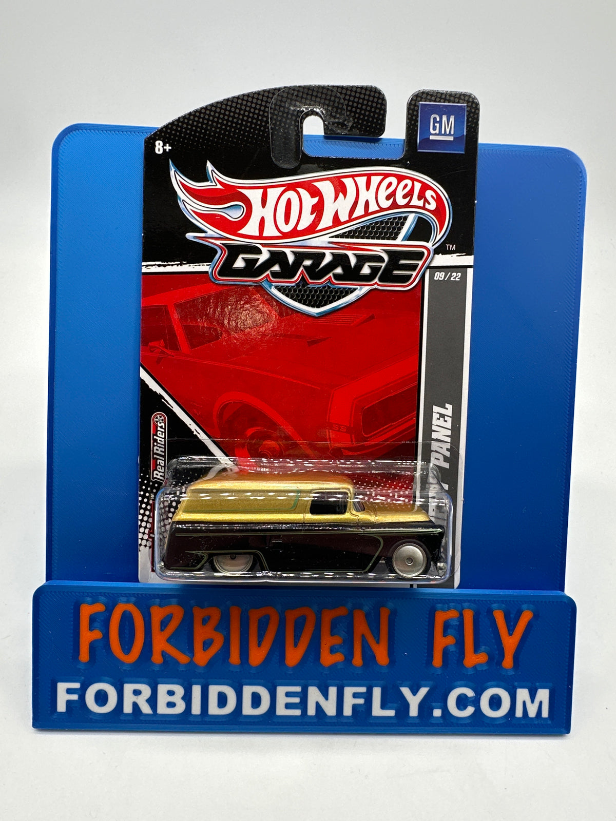 Hot Wheels Premium - HW Garage Series (GM) - Black/Gold ‘55 Chevy Panel (#9/22)