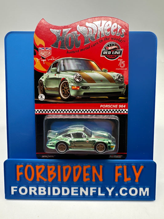 Hot Wheels RLC Red Line Club - 2023 Release - Magnus Walker Green Porsche 964
