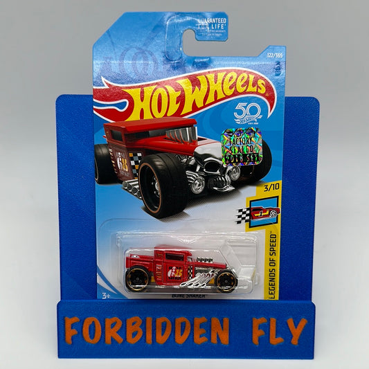 Hot Wheels Mainline - Factory Stickered 2018 - Red 68 Bone Shaker