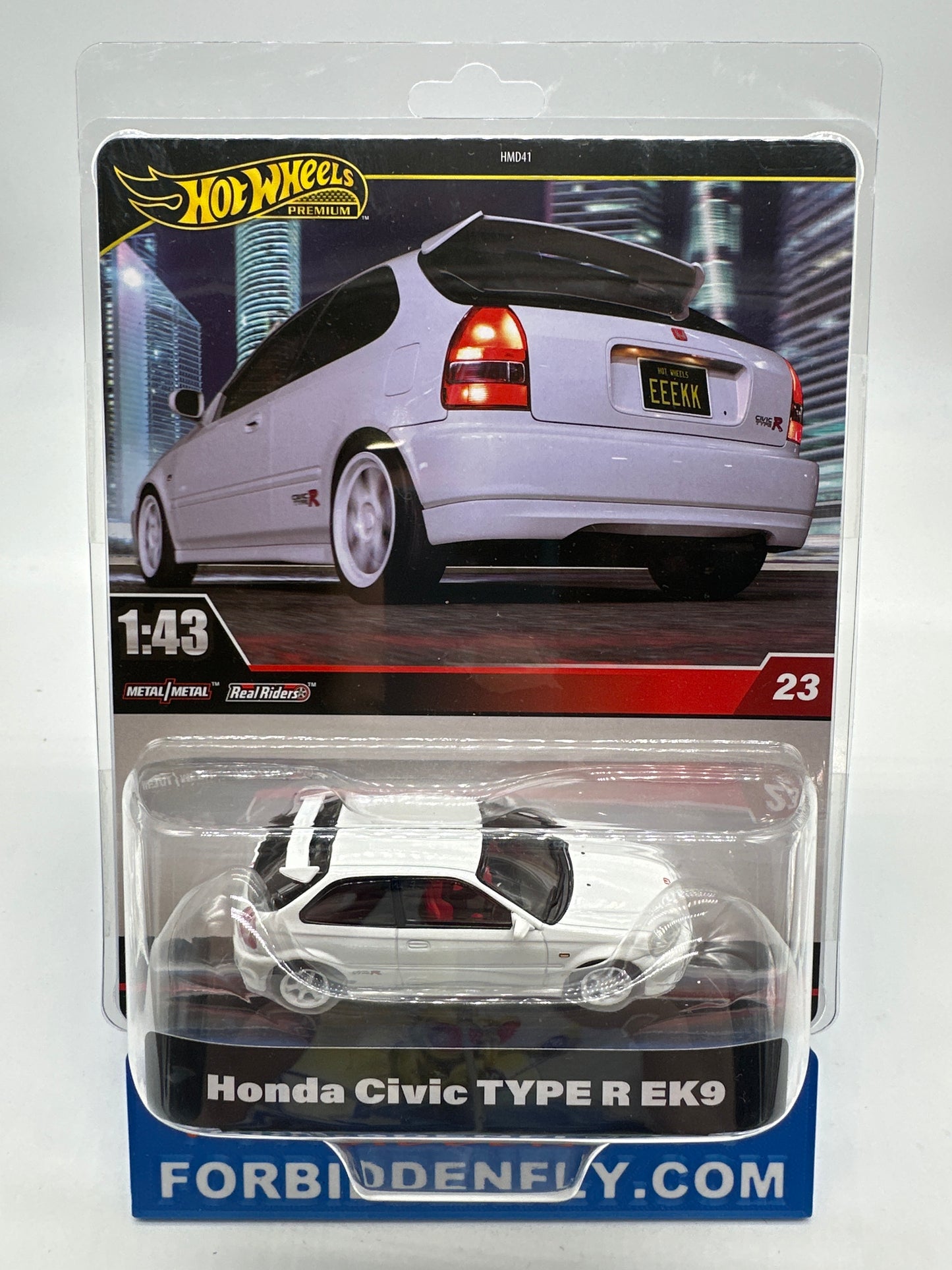 Hot Wheels Premium - 1:43 Scale #23 - Honda Civic Type R EK9
