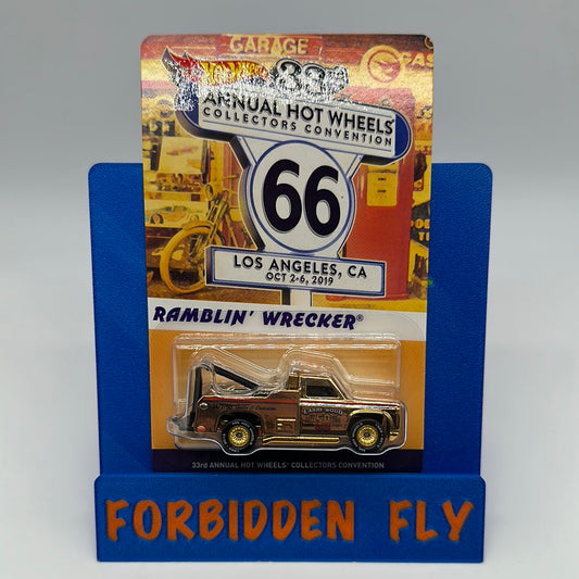 Hot Wheels 33rd Annual Collector’s Convention - 2019 Los Angeles, California - Ramblin’ Wrecker Dinner Car with Dinner Sticker