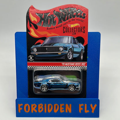 Hot Wheels 2017 RLC Red Line Club - Blue ‘70 Mustang Boss 302