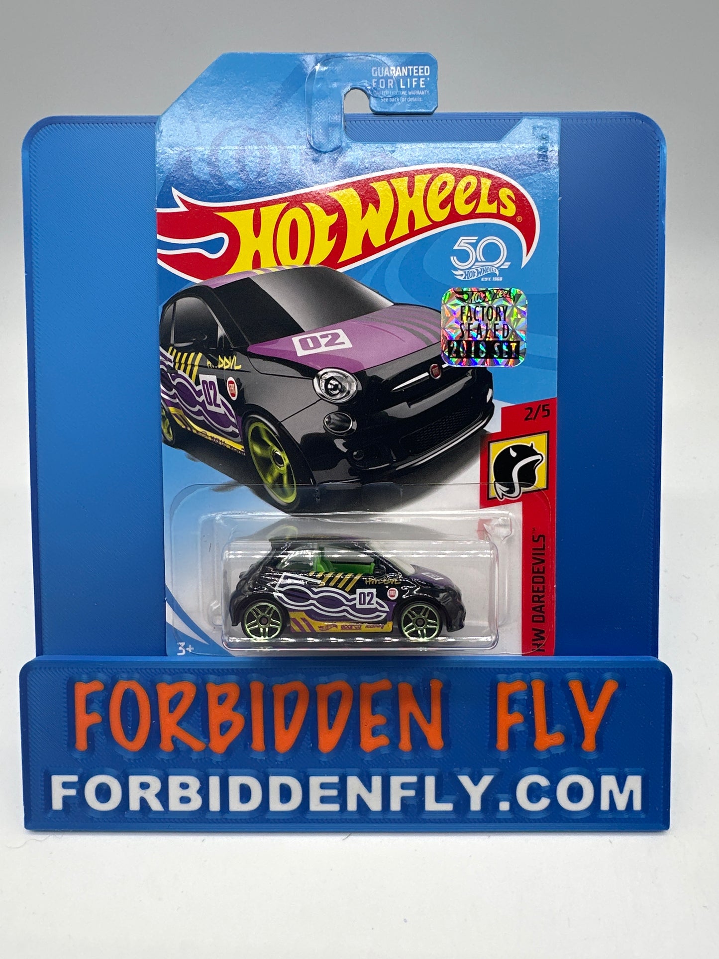 Hot Wheels Mainline - Factory Stickered 2018 - Daredevils Fiat 500 - Lot Of 4