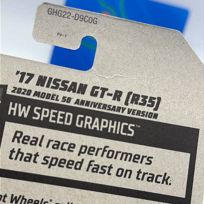 Hot Wheels 2020 Super Treasure Hunt - Factory Stickered - Blue ‘17 Nissan GT-R (R35)