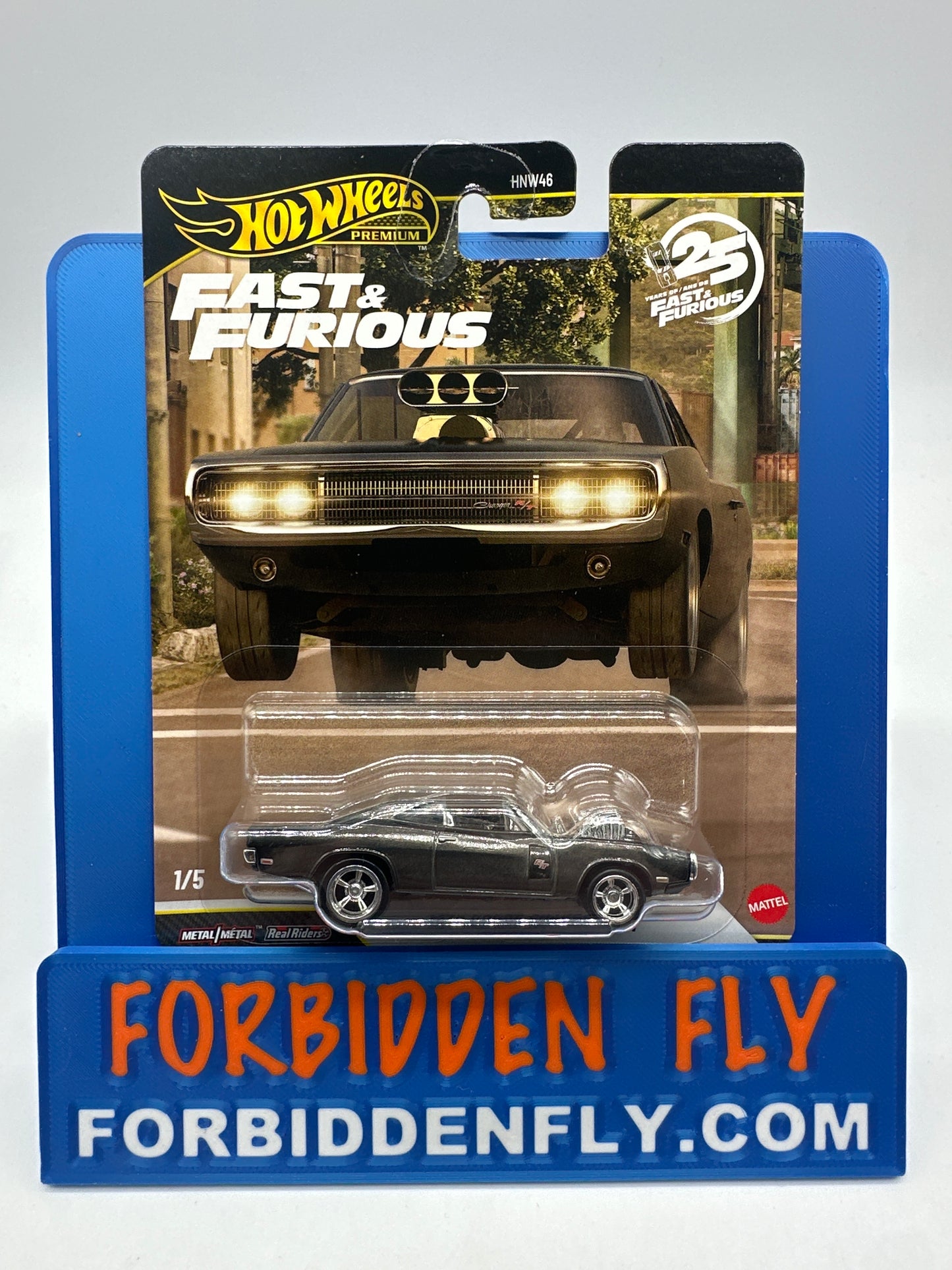 Hot Wheels Premium - 2026 Fast & Furious - 25 Years Of Fast & Furious Mix Q Single #1/5 - 1970 Dodge Charger R/T (Chase)