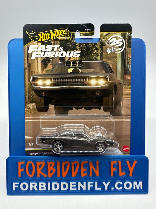 Hot Wheels Premium - 2026 Fast & Furious - 25 Years Of Fast & Furious Mix Q Single #1/5 - 1970 Dodge Charger R/T (Chase)