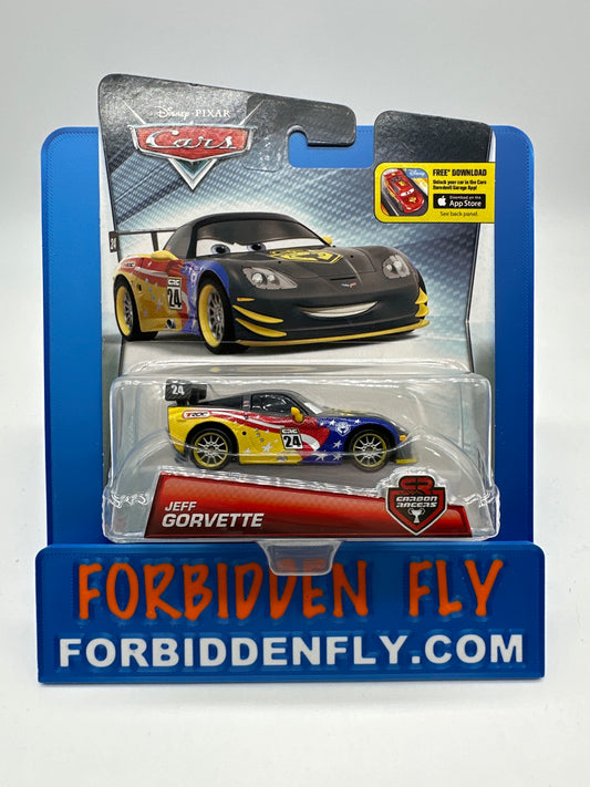 Disney Pixar Cars Movie - Carbon Racers Series - Jeff Gorvette