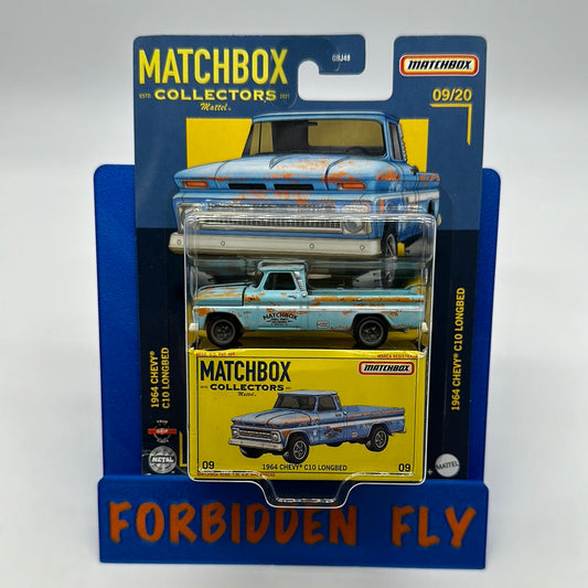 Matchbox Collectors - #09/20 - Blue 1964 Chevy C10 Longbed