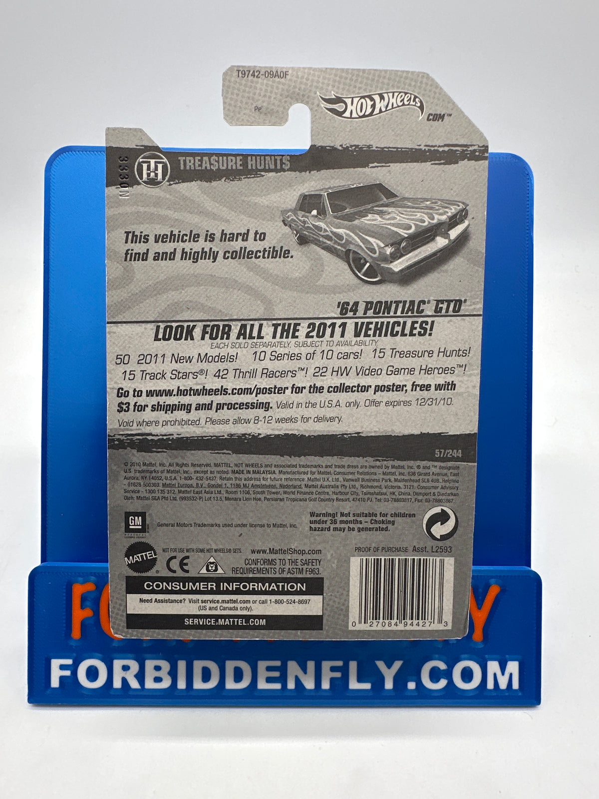 Hot Wheels 2011 Super Treasure Hunt - ‘64 Pontiac GTO