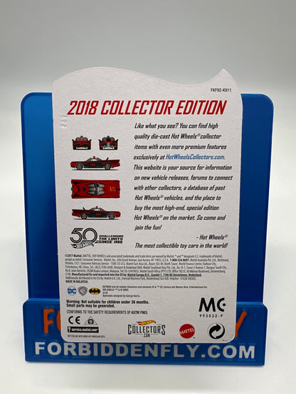 Hot Wheels Mail In - 2018 Factory Sticker Collector Edition #6 - TV Series Batmobile